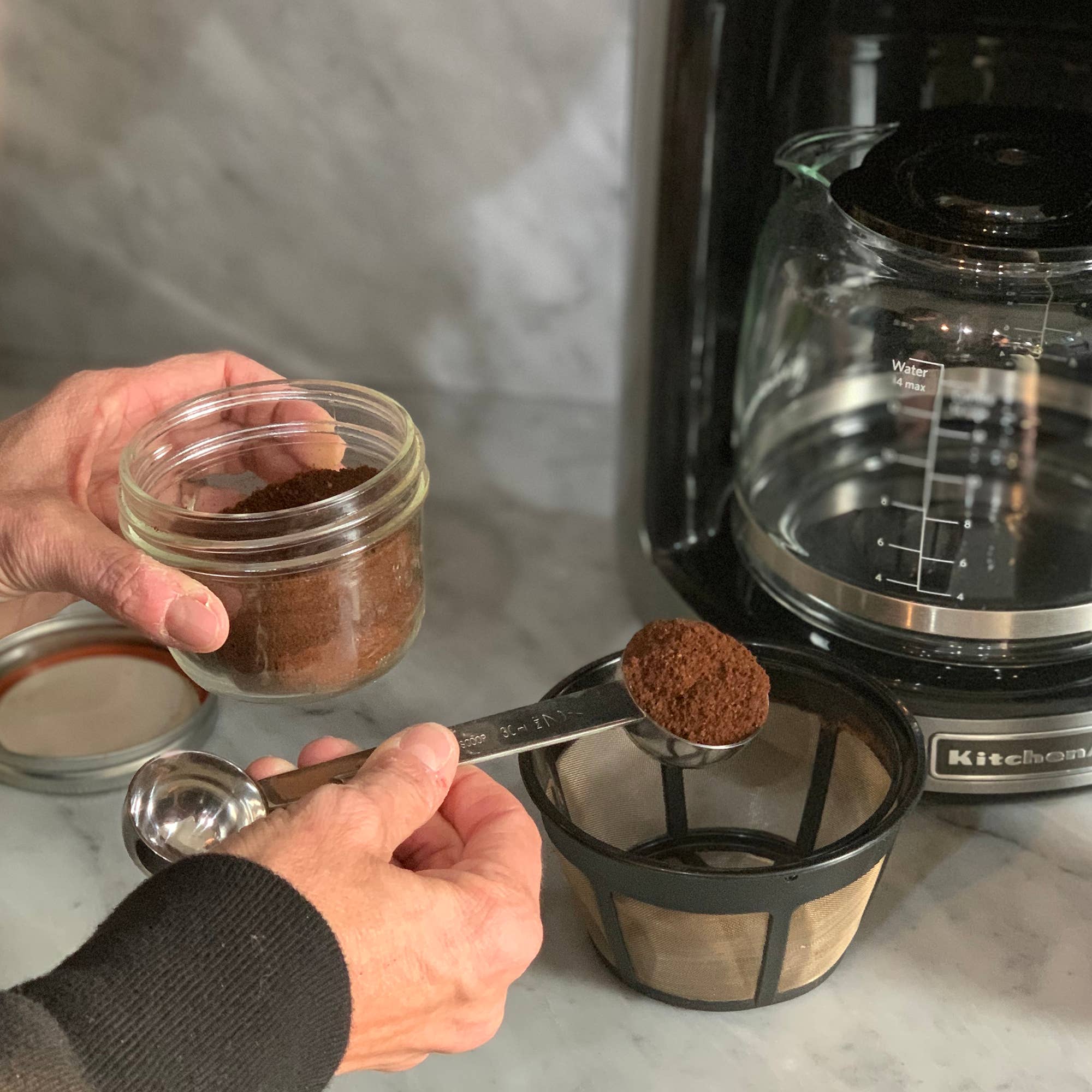 Fox Run Brands - Wholesale Measuring spoon - Fox Run Double Coffee Measure Scoop, 7.75" x 1.75" x 1.25"2