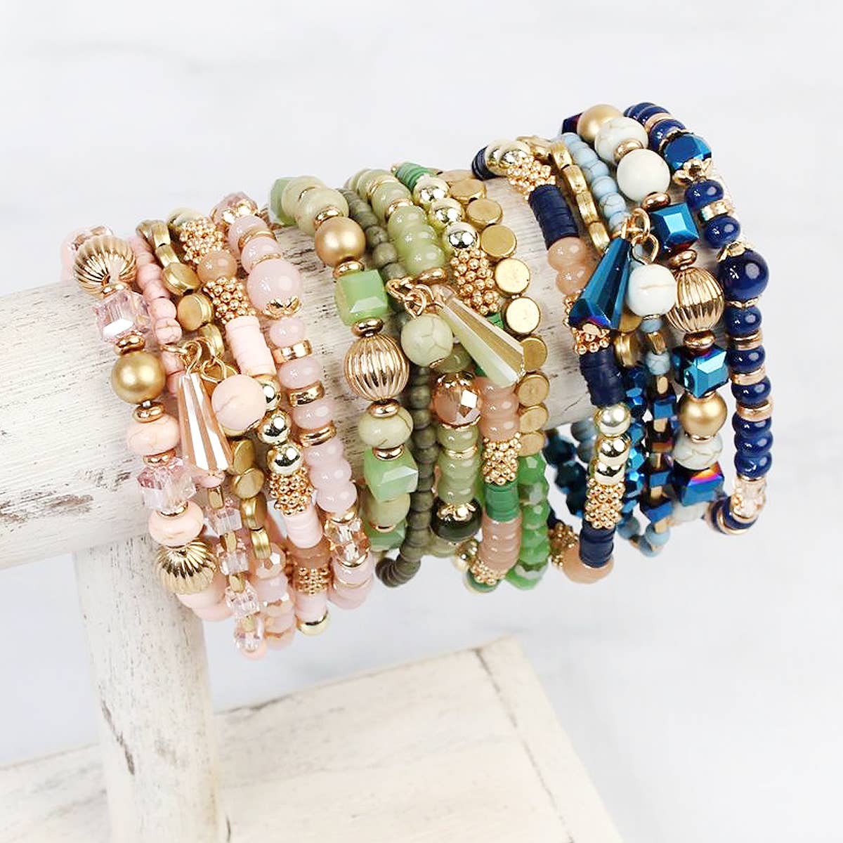 MYS Wholesale Inc - Wholesale Jewelry Set - Multibeads Stretch Bracelet7