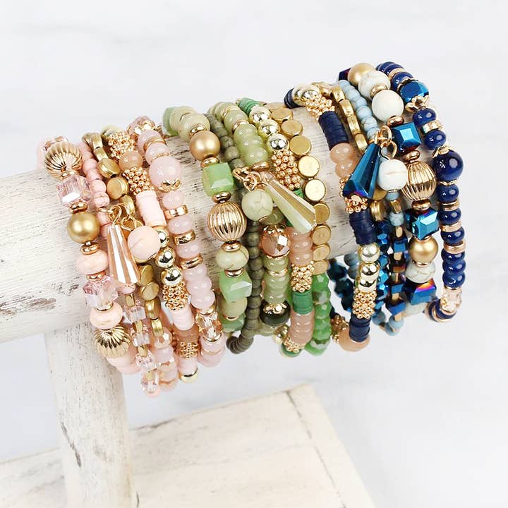 MYS Wholesale Inc - Wholesale Jewelry Set - Multibeads Stretch Bracelet7