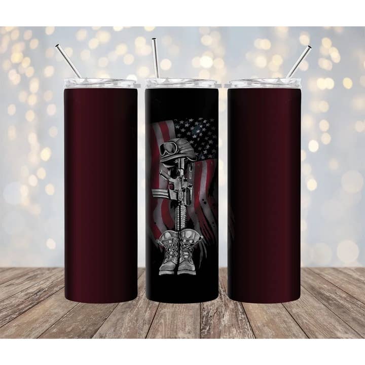 Gevallen Soldaat 20 oz Beker voor wholesale door Lillypad Creations