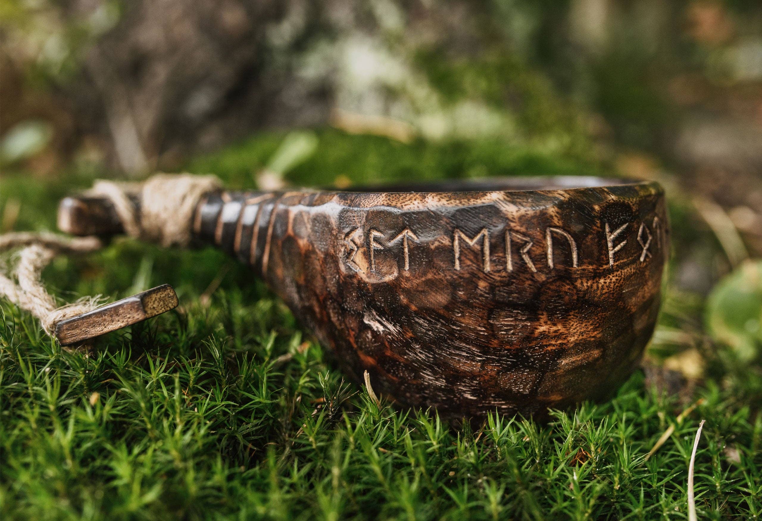 Norse Tradesman – wholesale Dricksglas och koppar – Träkuksa - handgjord historisk kåsa från Norse Tradesman12