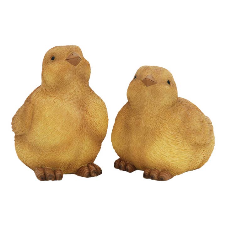 Ensemble de 2 poussins en résine pour la vente par WT Collection