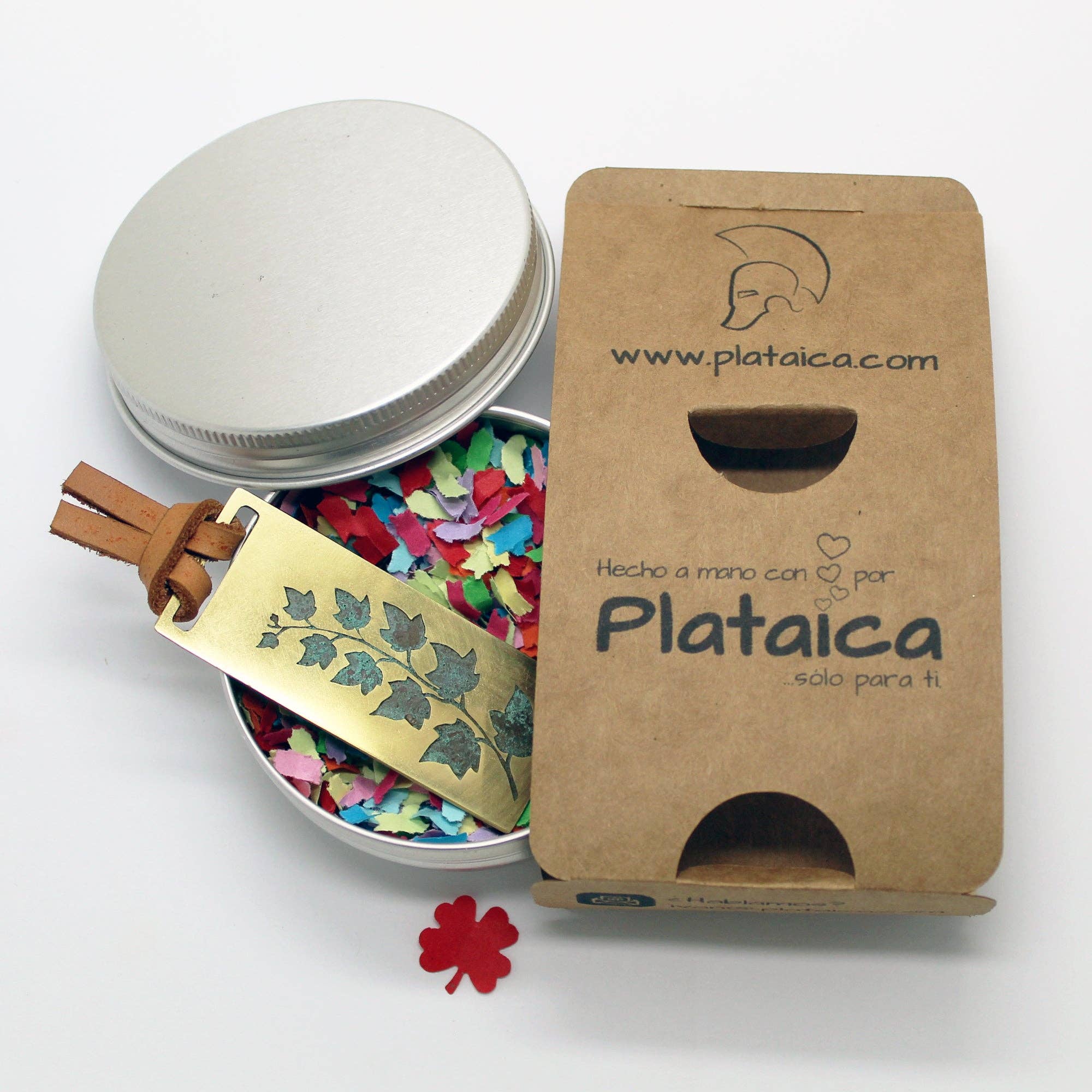 Plataica - Wholesale Bookmark - Brass bookmark with ivy engraving9