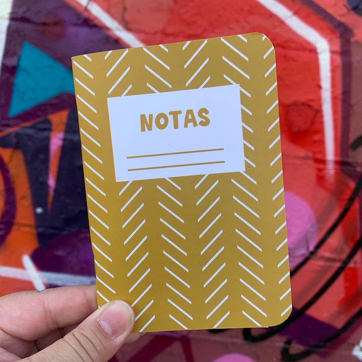 MISfitted.Co - Wholesale Journal/Diary - Notas Latina Spanglish Pocket Journal - dotted paper0