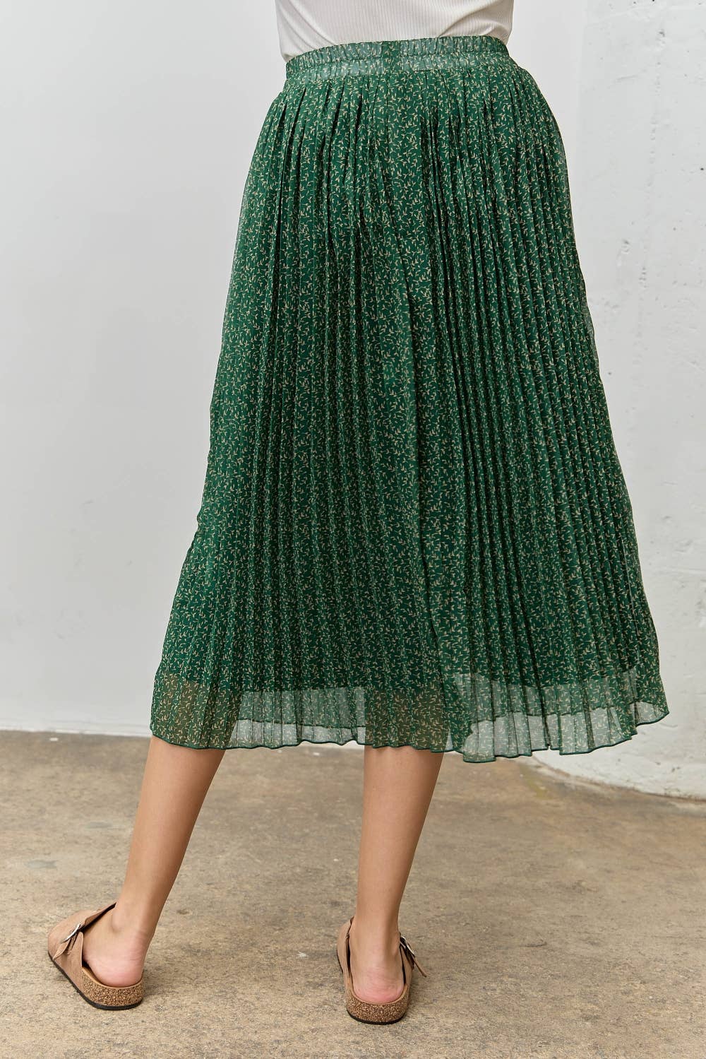 Polagram by Wellmade USA - Wholesale Skirt - Women's - FLORAL PRINT MIDI SKIRT6