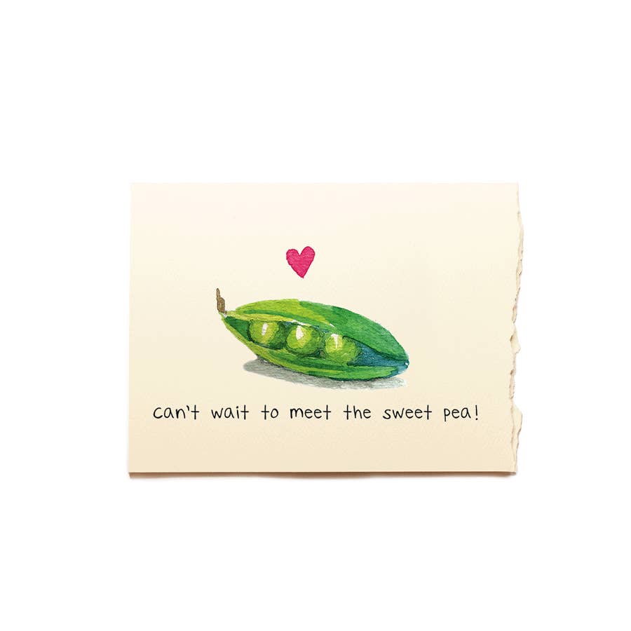 Piccola Arte - Wholesale Baby Card - Baby/Expecting - Sweet Pea
