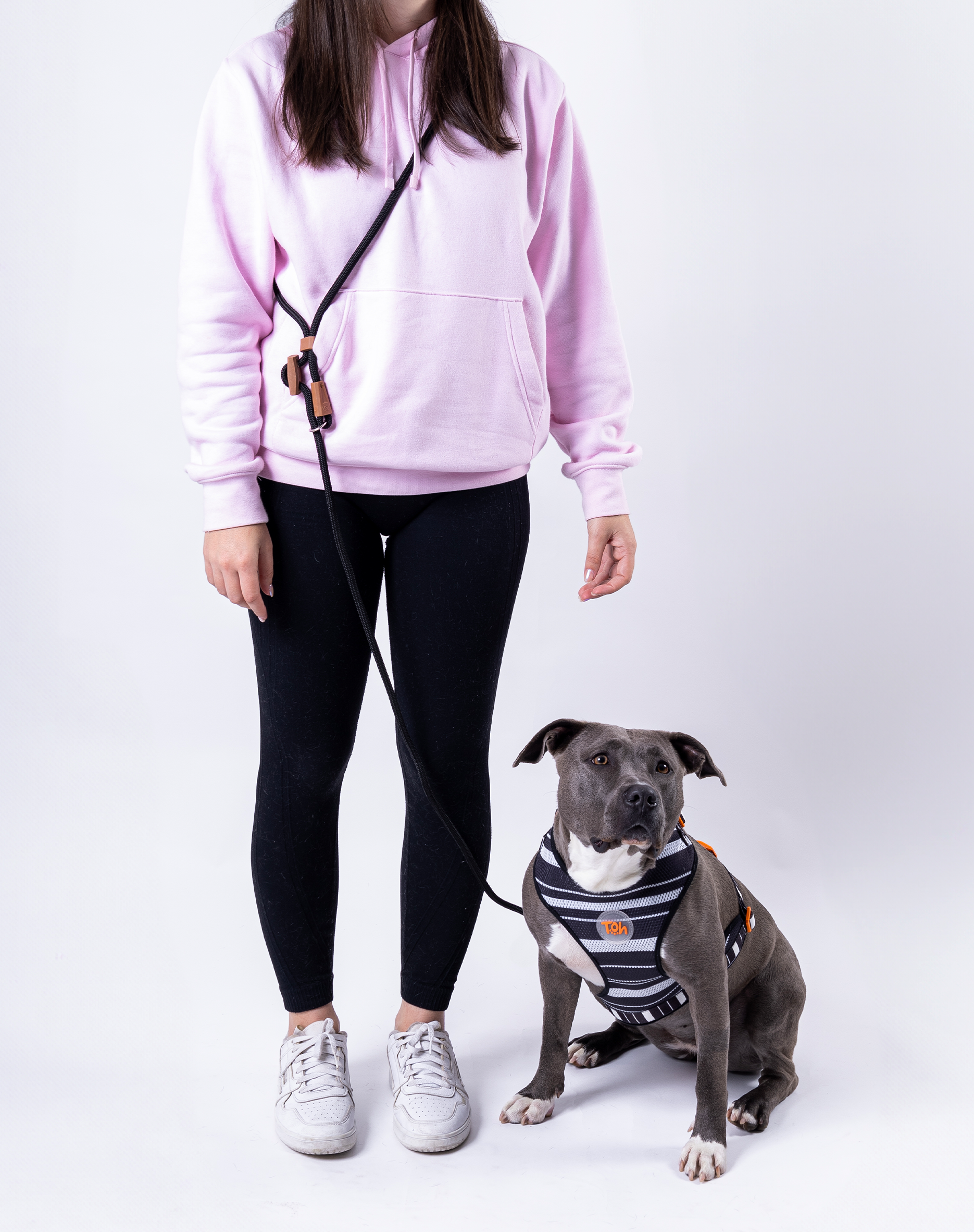 Toh - Wholesale Pet Leash - Dog - Trela Mãos-Livres Preta3