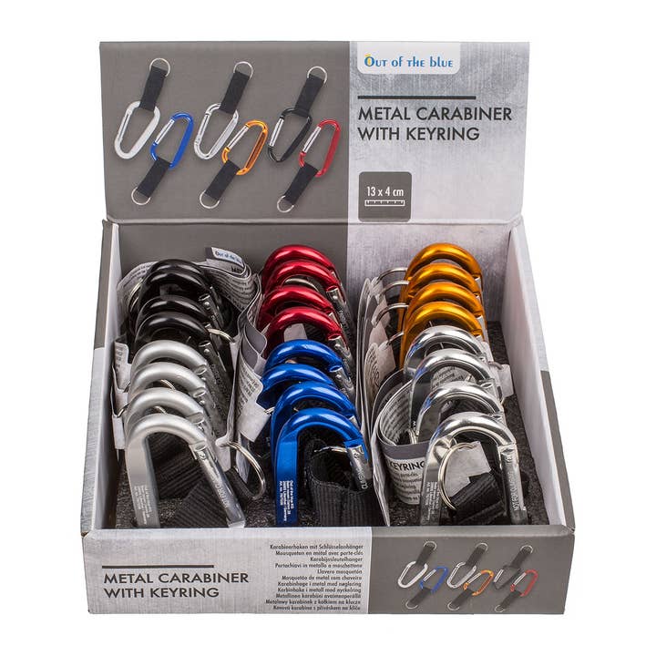 Metal keychain carabiner for wholesale by Accentra