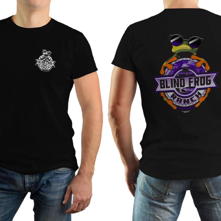 Smithco Distributing – wholesale T-shirts med screentryck – Herr – Blind Frog Ranch grafiska T-shirts - TV-serietröja, BFR-merch5