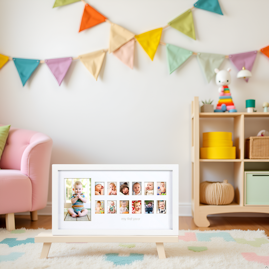Pearhead - Vente Cadre photo - Enfant et bébé - Photo Moments Première Année Cadre souvenir8