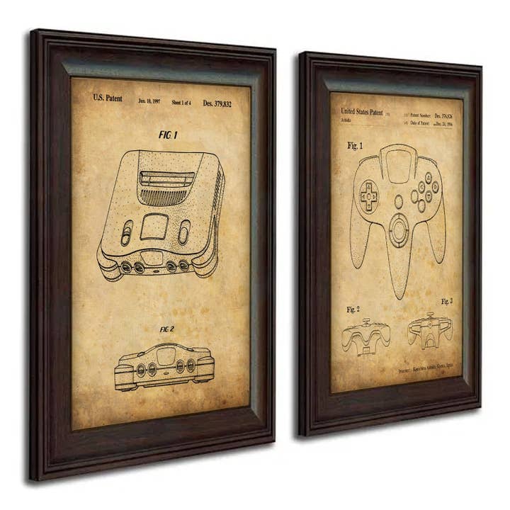 Personal Prints - Wholesale Art print - Video Games - Patent Art1