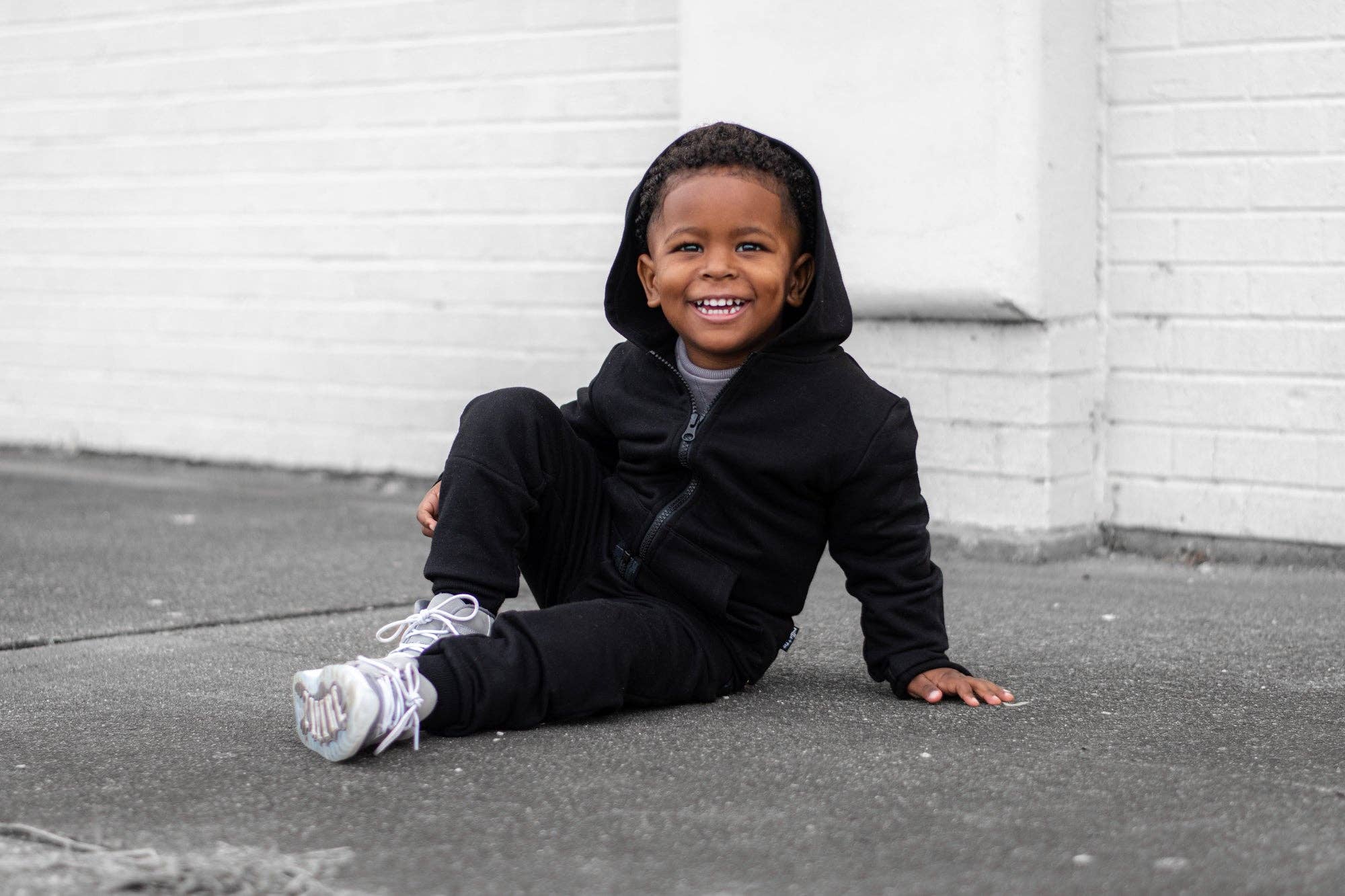 millie + roo LLC - Wholesale Lounge Sweatpants/Joggers - Kids - JOGGERS- Black Bamboo French Terry12