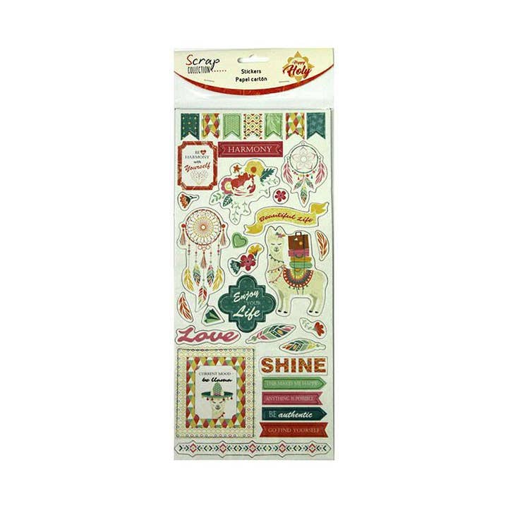 KLISTERMÄRKEN PAPPER/KARTONG 'HAPPY HOLY' för wholesale av Aktual / Dekora Import S.A