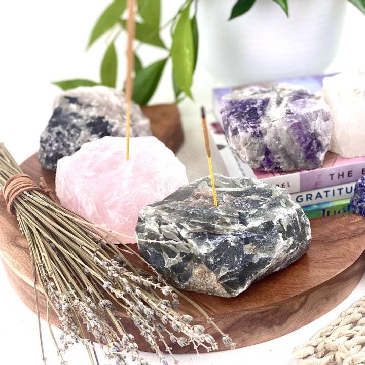 Rock Paradise - Wholesale Incense Holder - Rough Stone Crystal Incense Burner - Incense Holder