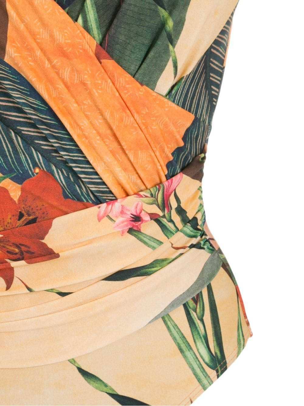 Sweetkama - Vendita all'ingrosso Bikini - Donna - Costume intero con scollo incrociato e schiena scoperta con copricostume Sweetkama Y1073