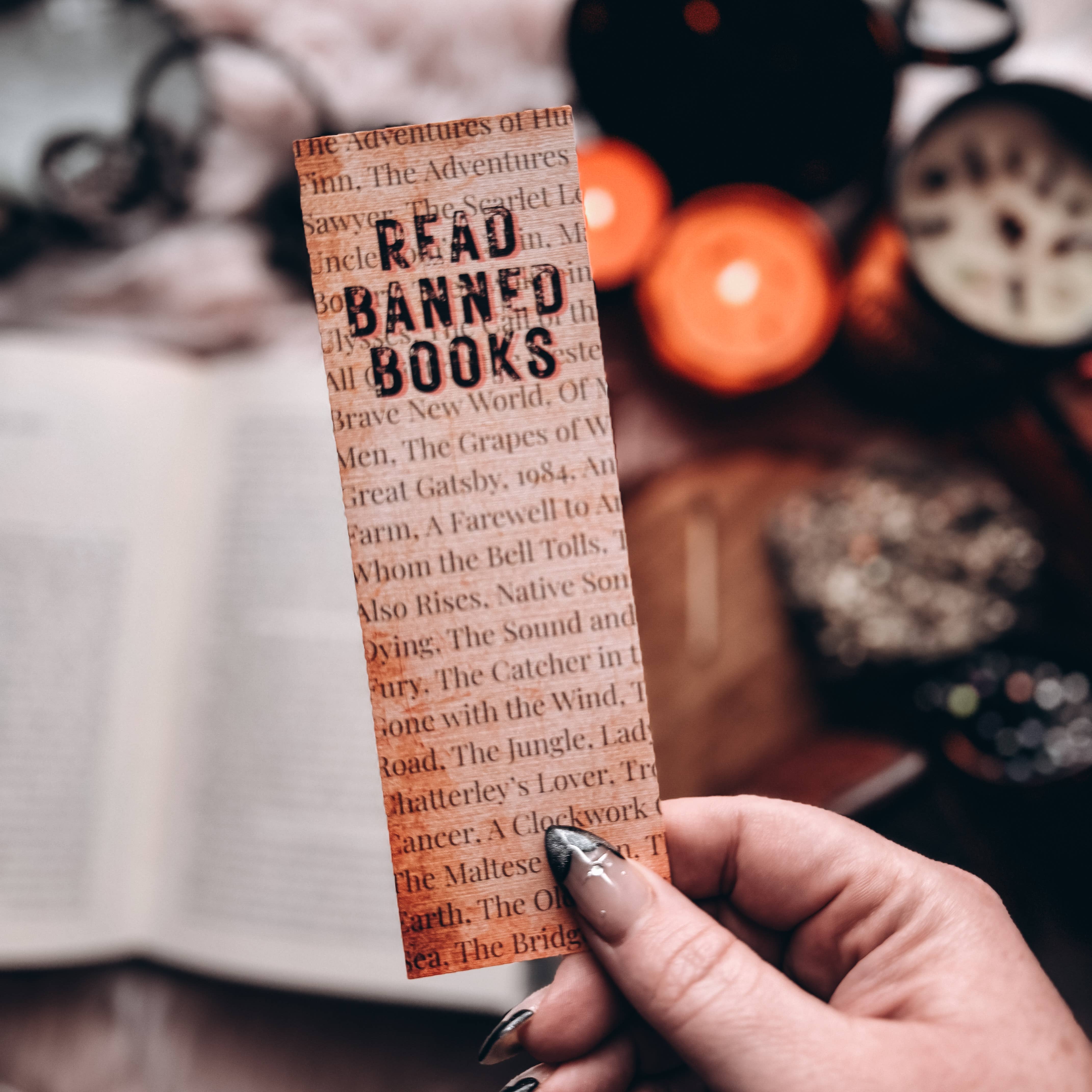 Mirkwood Scribes - Wholesale Bookmark - Banned Books Handmade Bookmark2