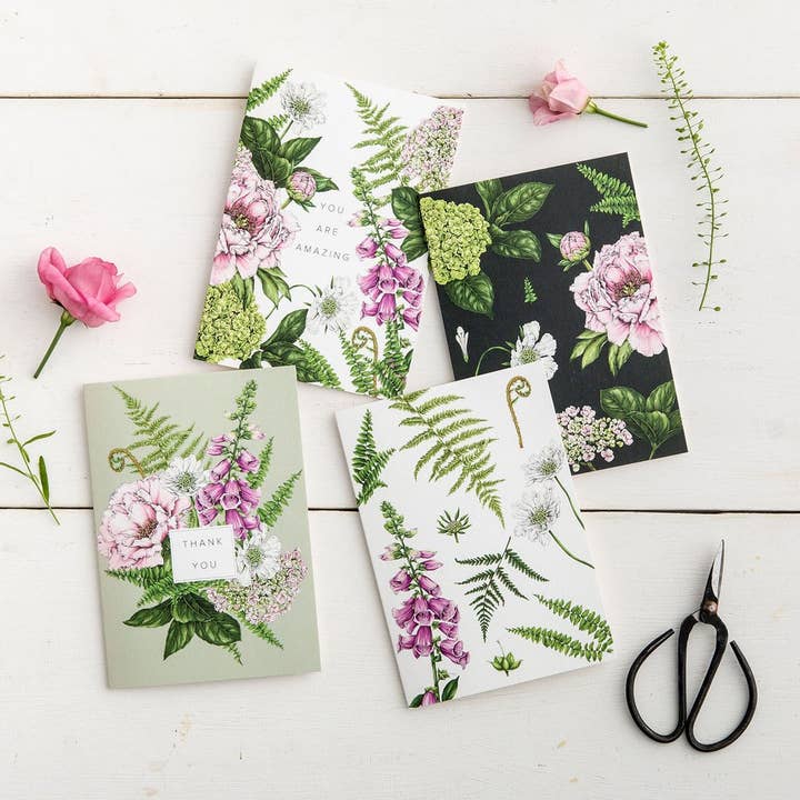 Catherine Lewis Design - Wholesale Everyday Greeting Card - Foxglove & Ferns2