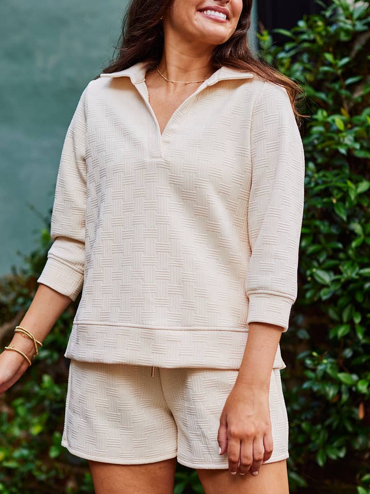 Mary Square - Wholesale Lounge Set - Women's - Lindsay Set | Ivory