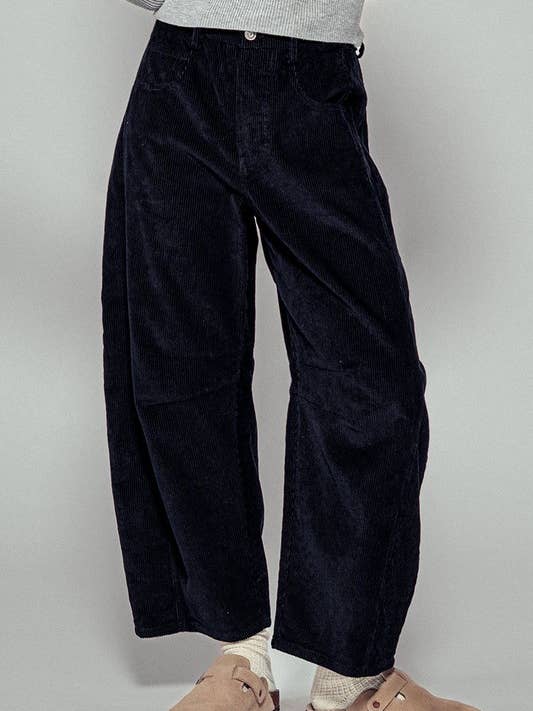 Urban Daizy - Wholesale Pants - Women's - Corduroy Barrel Jeans
