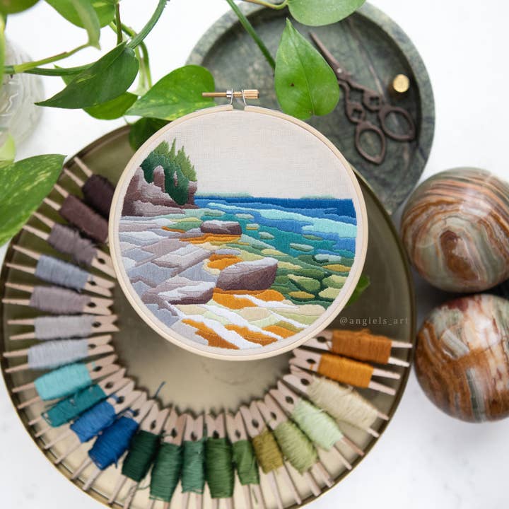 Angiels Art - Wholesale Embroidery/Cross Stitch Supplies - Bruce Peninsula DIY Embroidery Kit