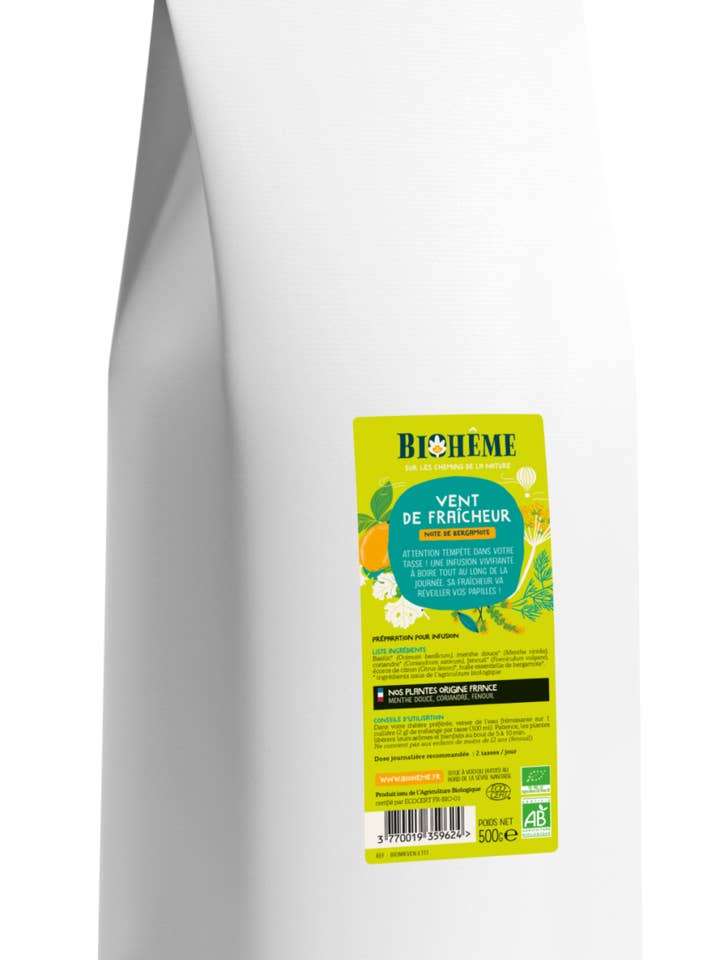 Infusion Frisk Vind - Lösvikt Kilo för wholesale av Biohême