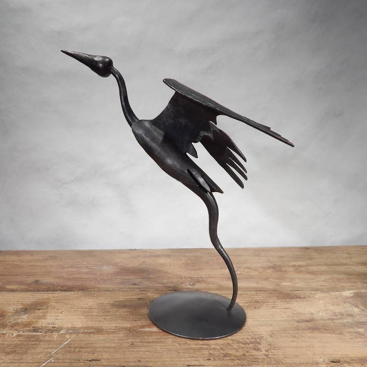 Winged Heron for wholesale by Blackthorne Forge