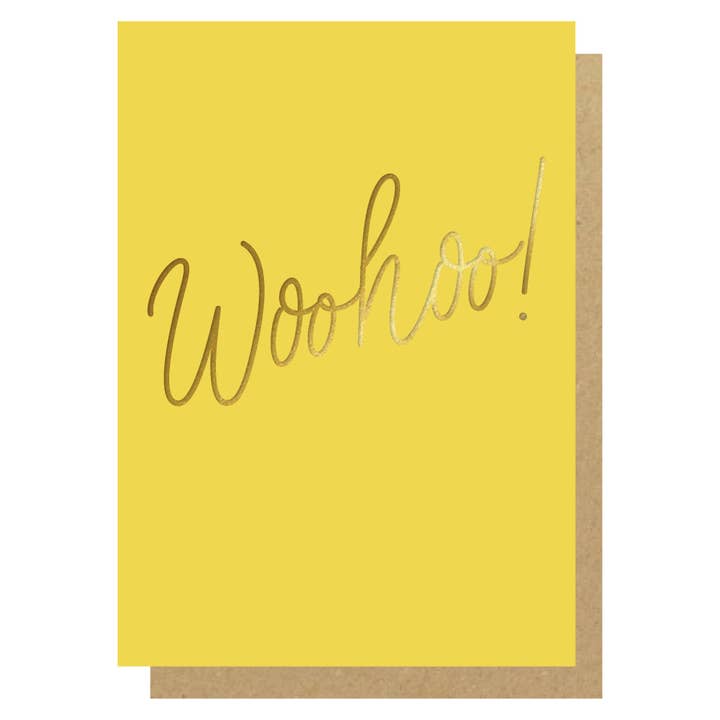 Woohoo! Yellow card for wholesale by Lucky Ink