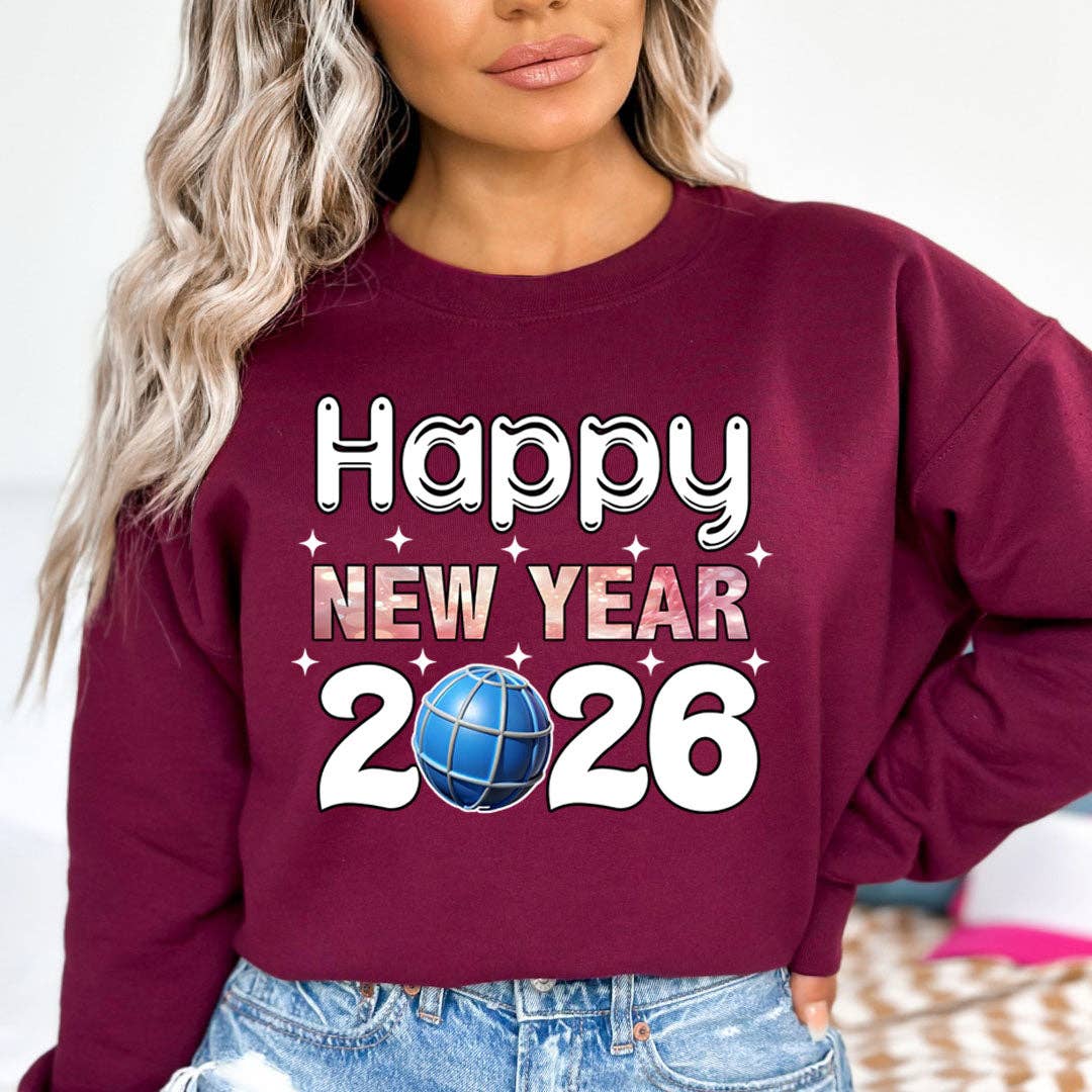 LA Shirt Company - Wholesale Graphic Sweatshirt - Women's - New Year 2026 - Sweatshirt & Hoodie0