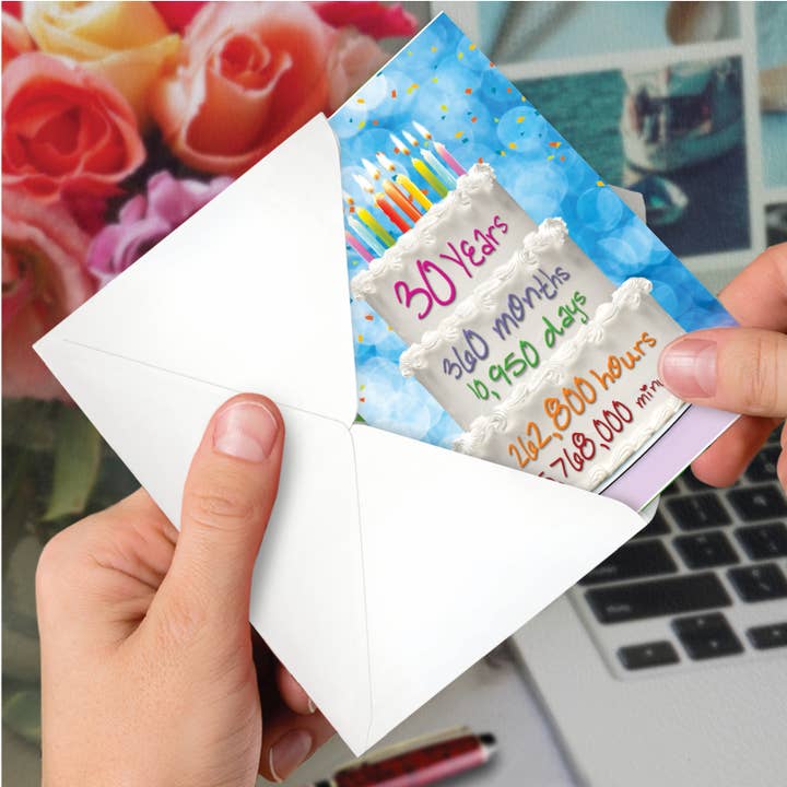 NobleWorks - Wholesale Verjaardagskaartje - Verjaardagskaart - 30 jaar tijd2