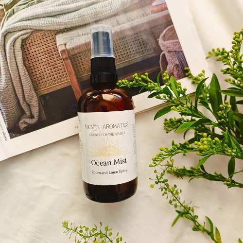 Spray d'Aromathérapie pour Chambre et Linge | Jasmin | Brume Océane pour la vente par Nicki's Aromatics