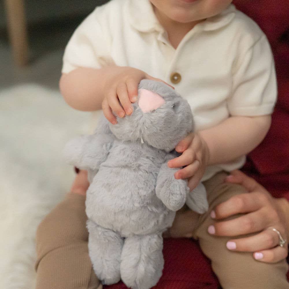 Ziggle Baby – wholesale Stuffed/plush toy – Kids & baby – Grey Bunny Plush Toy2