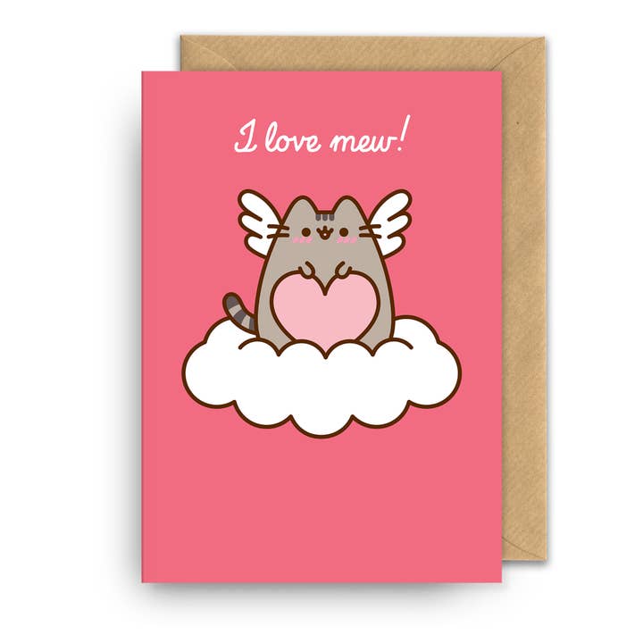 Valentine's Day Card | Pusheen | Love Mew for wholesale by Hype Associates Ltd