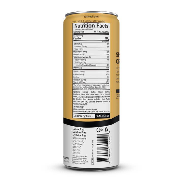 Slate Milk - Wholesale Iced Coffee/Cold Brew - Caramel Latte