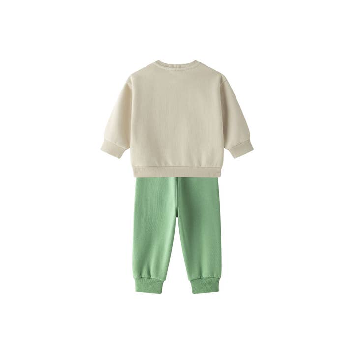 Newness Kids - Wholesale Top & Pant Set - Baby - Baby boy set of sweatshirt and long pants BBI650122