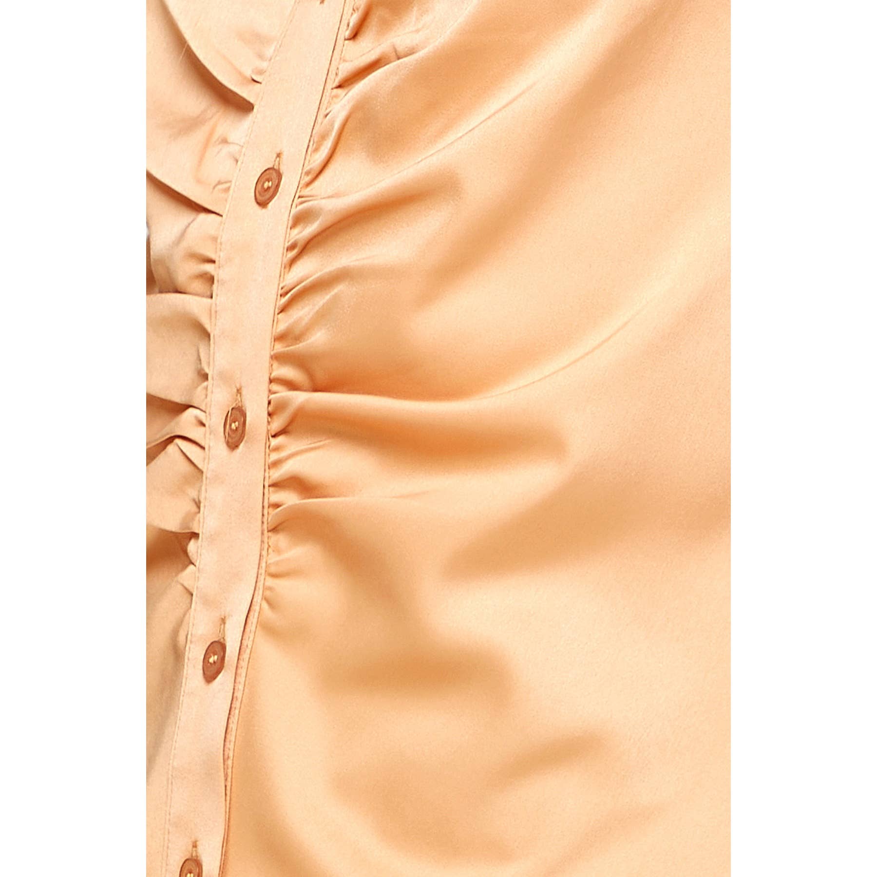 Sans Souci – Camisa com botões no colarinho – Mulher por atacado – CAMISA COM BOTÕES DE CETIM FRANZIDO15