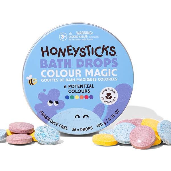 Honeysticks - Australia - Wholesale Bath Toy - Baby - Honeysticks Bath Drops Colour Magic 36pk0