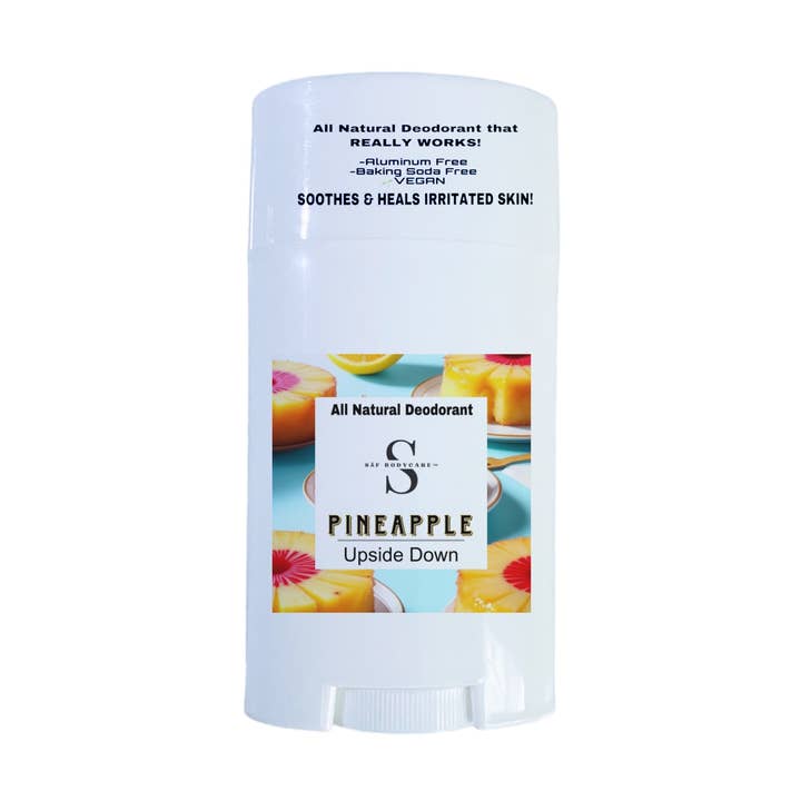 SĀF Body Care - Wholesale Deodorant - Unisex - Pineapple Upside Down Natural deodorant, Aluminum Free,Vegan0