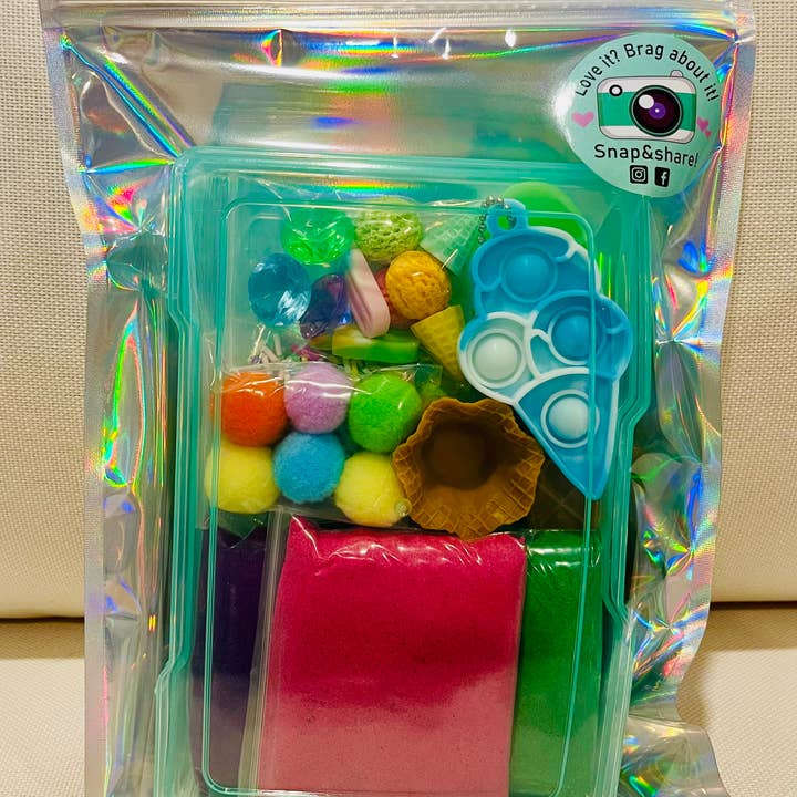 Sweetest Fidgets - Wholesale Building Set - Kids - Ice cream party Kinetic Sand trio2