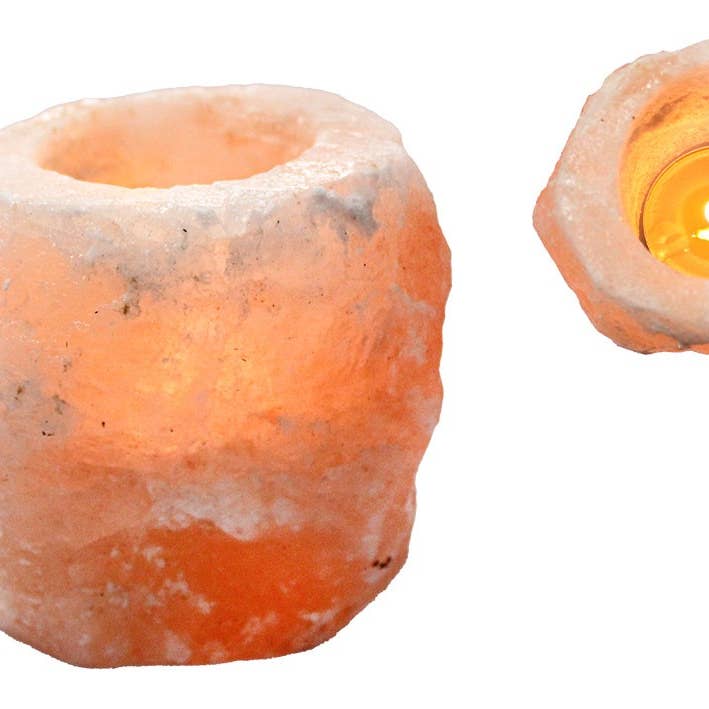 Esoterica Arte - Wholesale Tea Light Candles - Candle Holder T'light Salt 0.70-1kg (3 pcs.)