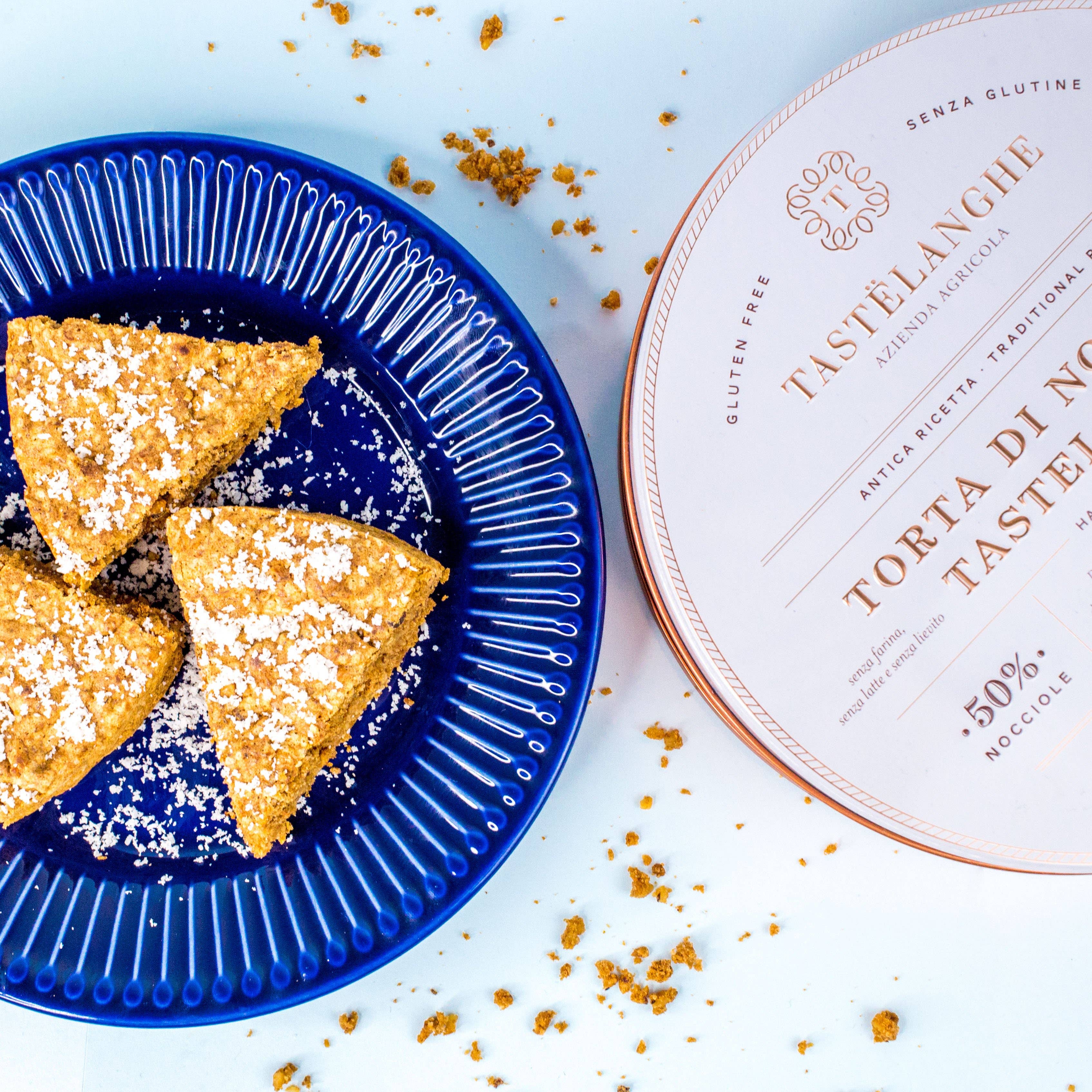 Tastëlanghe Azienda Agricola Quazzo Paolo – Großhandel Kuchen – Tastëlanghe Haselnusskuchen (Blechdose) 350 g3