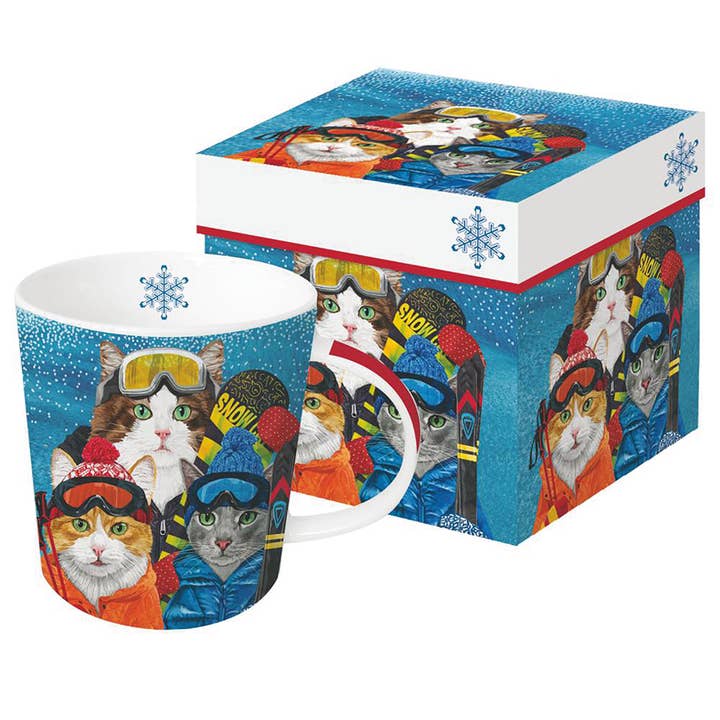 Taza de Tendencia Ski Cats GB para venta al por mayor de ppd Paperproducts Design GmbH