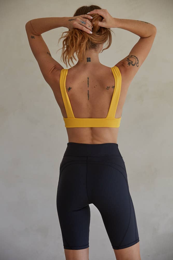 By Together - Vente Brassière – femme - Débardeur brassière sans couture en maille à col en V profond - Dealbreaker By Together7