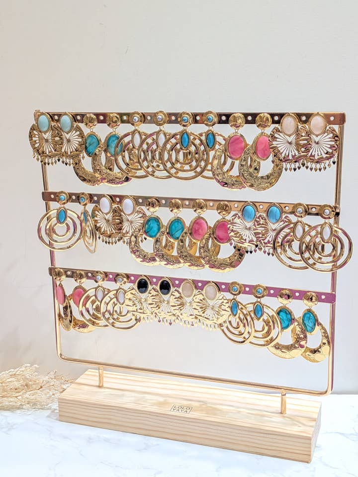 Lote de 18 brincos Isalia por atacado de LOLO & YAYA