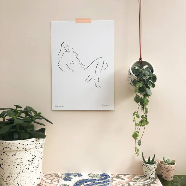 Hello Marilu - Wholesale Plant Pot - Large Splatter Plant Pots - Choose your colours10