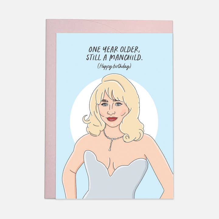 Manchild birthday - Carpenter trending greeting card for wholesale by Kaart Blanche