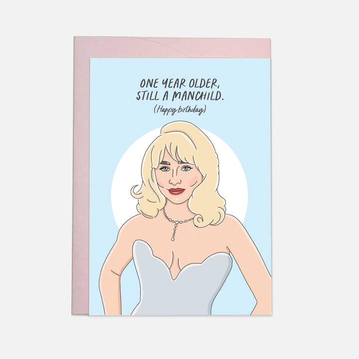 Manchild birthday - Carpenter trending greeting card for wholesale by Kaart Blanche