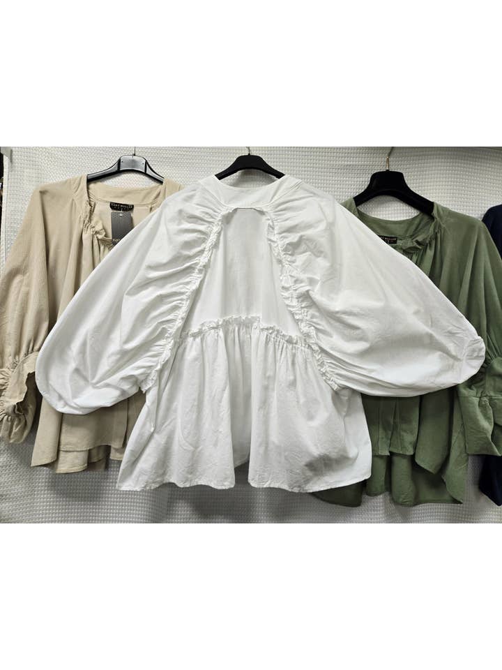 Kurt Muller – Blusa - Mulher por atacado – Blusa de Botões em Algodão Canelado2