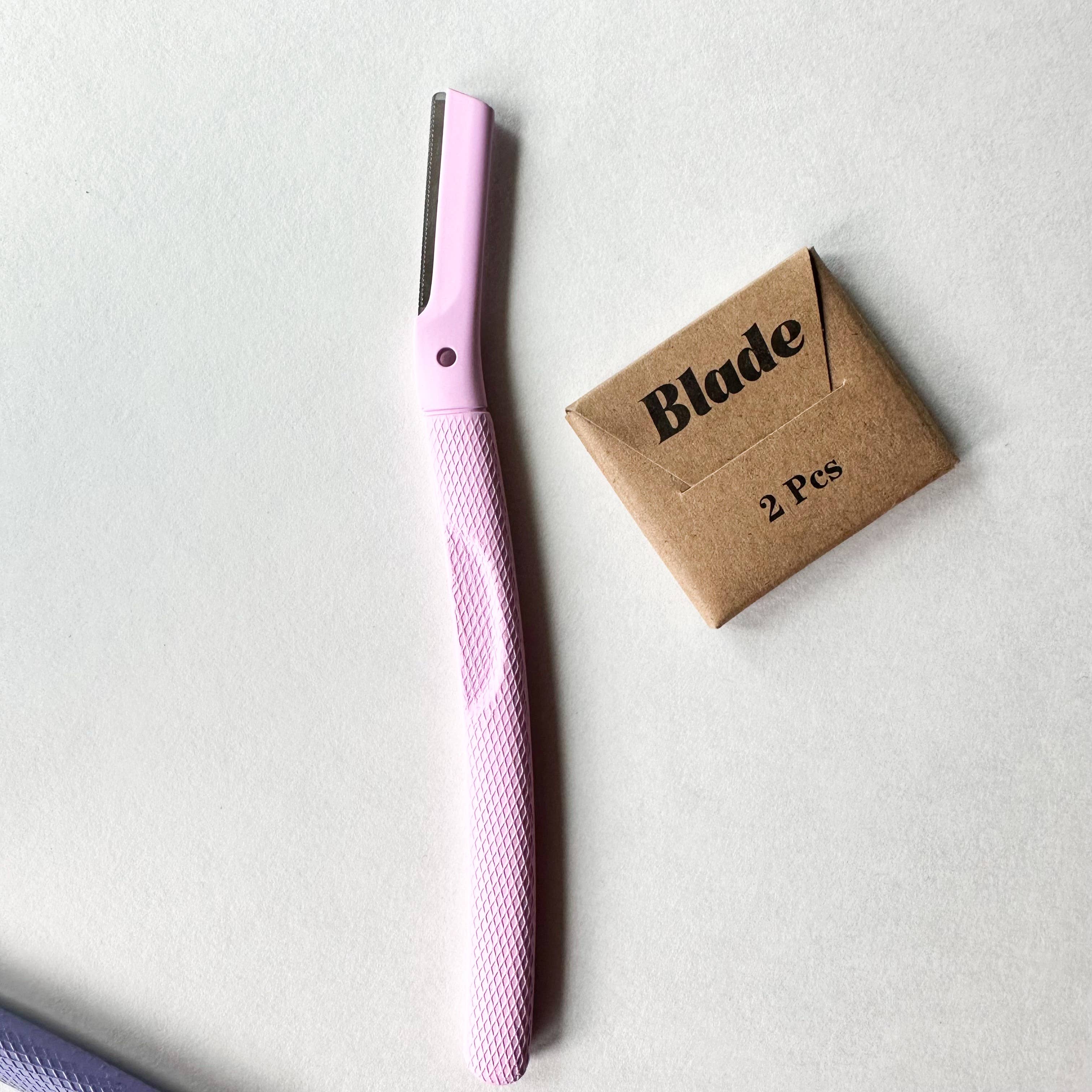 Smile Boutiques - Wholesale Eyebrow Razor/Shaper - Plastic Free Reusable Metal Eyebrow Razor2