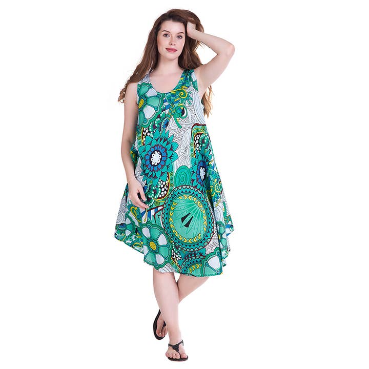 Multicolored VIA FIORE Women’s Dresses Jumpsuits Kaftans Indian Beachwear for wholesale on Faire