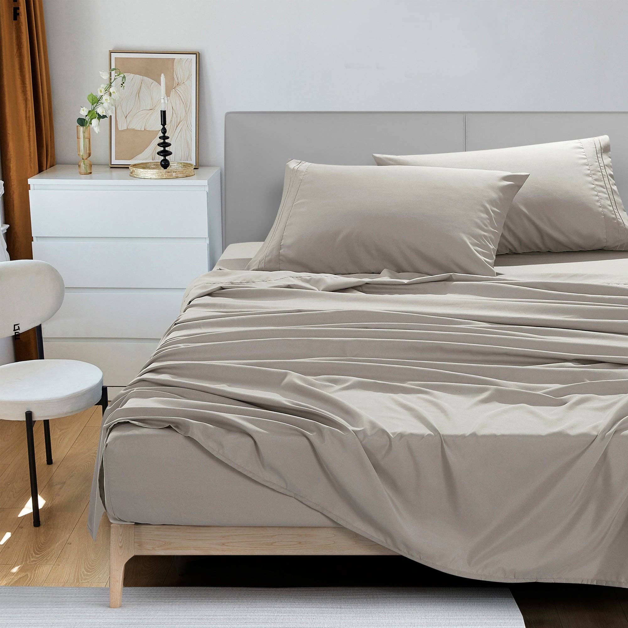 Linen Mart – wholesale Sheet set – Soft Microfiber Deep Pocket Bed Sheets - 4 Piece Set24